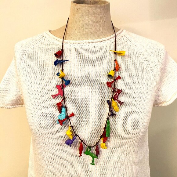 Festive Multi-Pendant Charm Necklaces - Picture 1 of 7